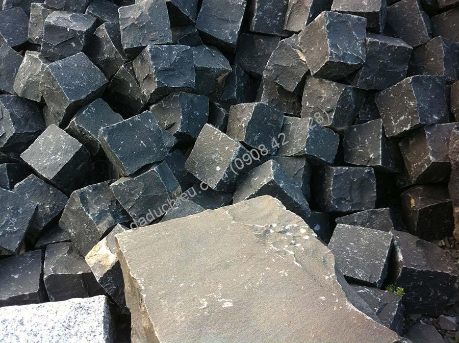 Đá bazan cubic lát sân
