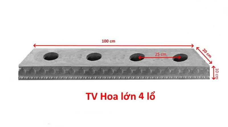Chân đế tay vịn (bán kèm lục bình)