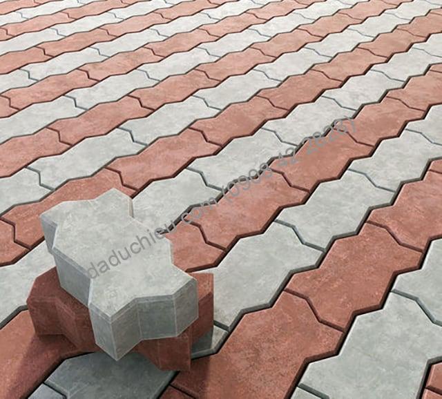 Gạch vỉa hè con sâu